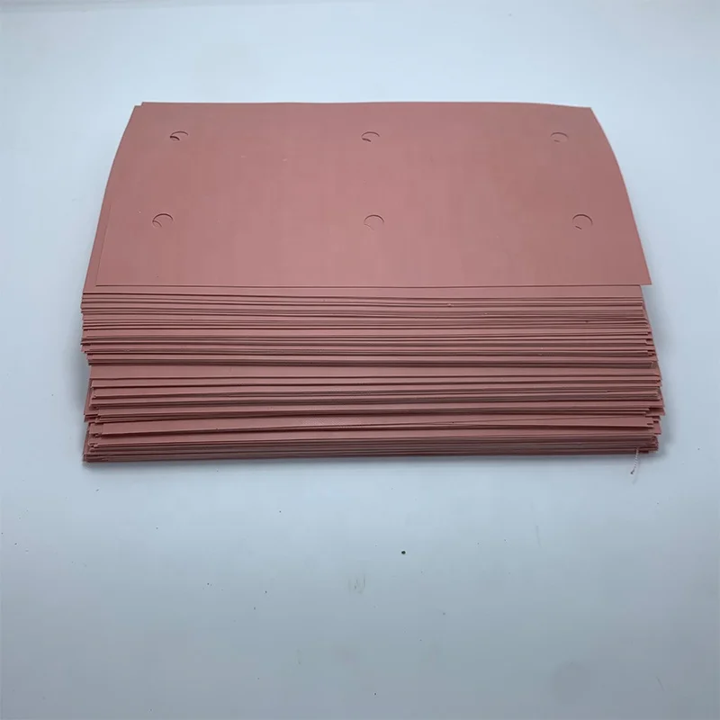 Customized Insulating Silicon Tape Heat Dissipation Glass Fiber Cloth CPU Chip Heat Conduction Silicone Sheet