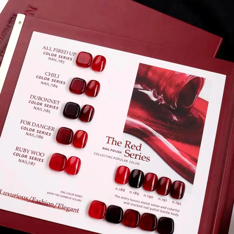 NEW Ladai 20 Colors Set Hight Quality Gel Nail Polish OEM Wholesale UV Gel Polish Transparent Wine Red Nail Art Painting 15ML