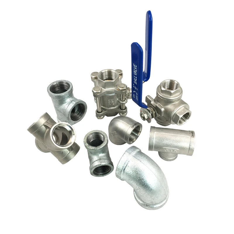 plumbing tools names Female BSP NPT Threaded cf8m 1000 wog 3PC Stainless Steel SS304 Ball Valve