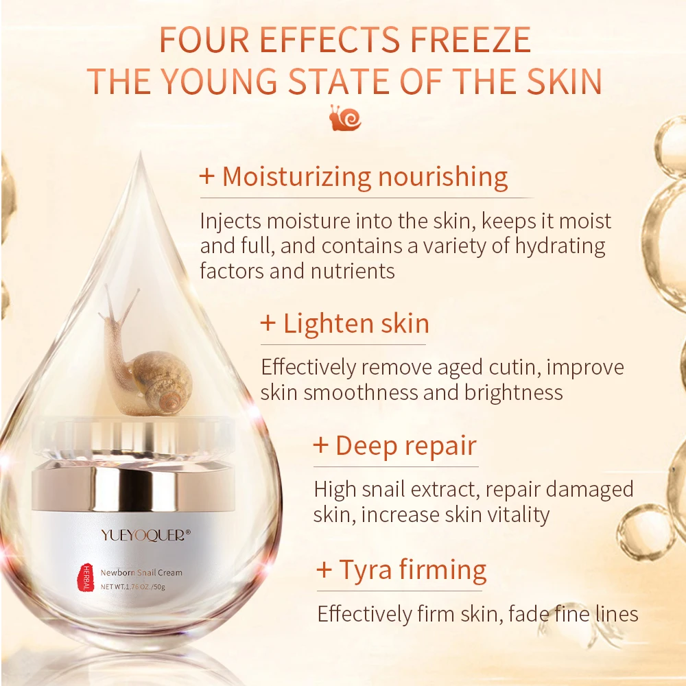 OEM/ODM private label Collagen Moisturizing And Snail Whitening Face Cream