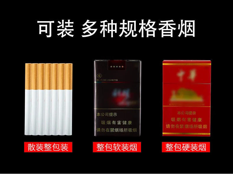  Оптовая продажа золотой портсигар marlboro с USB-зажигалкой персонализированный подарок для