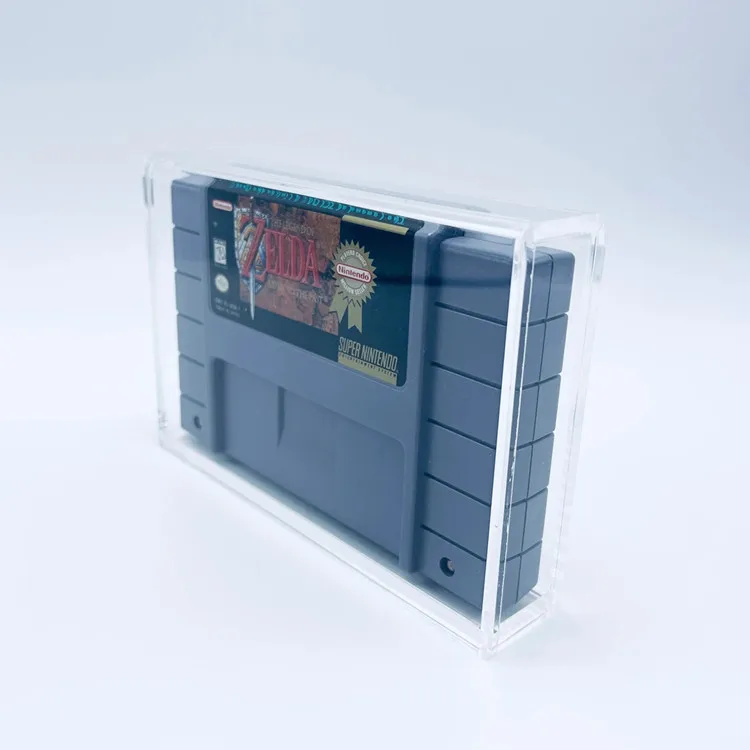 UV Protected Acrylic Nintendo Switch Storage Display Box Plexiglass Video Game Box Nintendo Wii NES Game Boy Acrylic Game Case