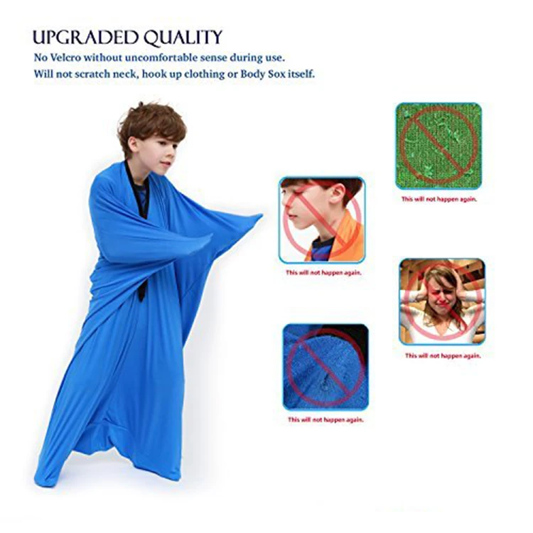 Sensory Friendly Socks Full-body Wrap Body Relieve Stress Autism Breathable Baby Safe Practical Body Sensory Sock For Kids