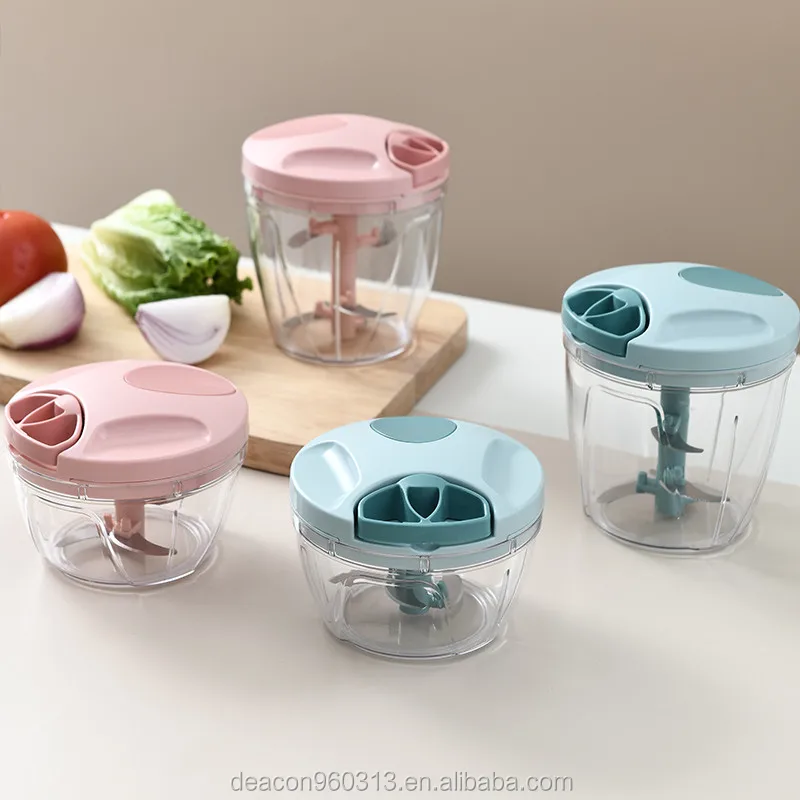 Hand - pulled garlic grinder hand - operated vegetable cutter meat cutter Multi-function vegetable cutter