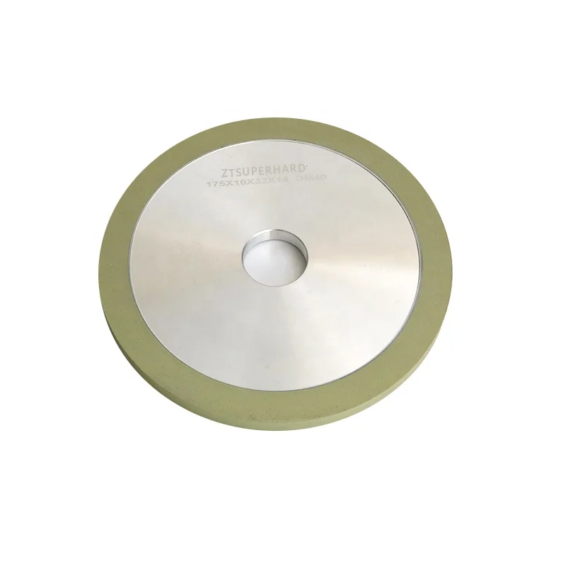 Ceramic bond diamond bruting wheel 1A1 flat grinding wheels