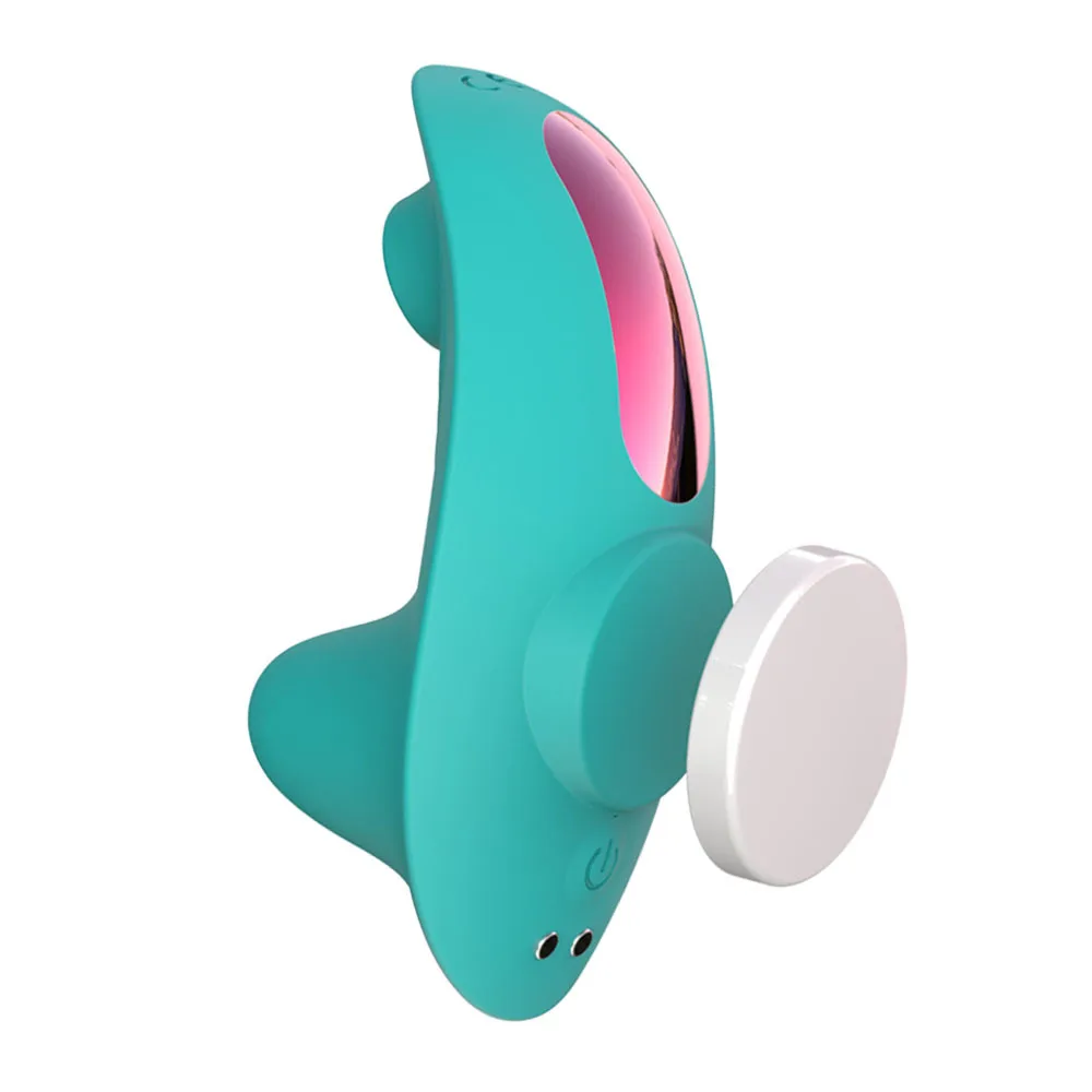 Customized Logo Sucker 10 Vibrations Magnetic Panty Toy Remote Control Mini Wearable Vibrator For Women