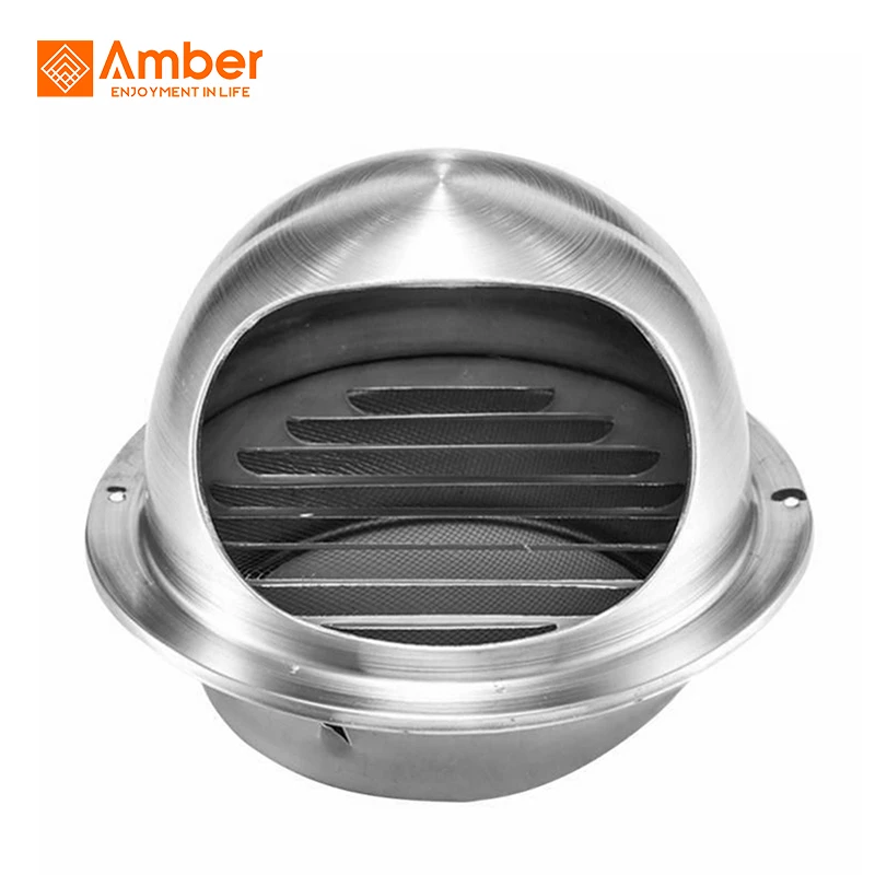 100 Mm Round Louver Air Vent Grille Ventilation Ceiling Wall Mount Air Outlet