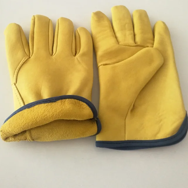 10 inch goat leather driver gloves warm enough for winter use