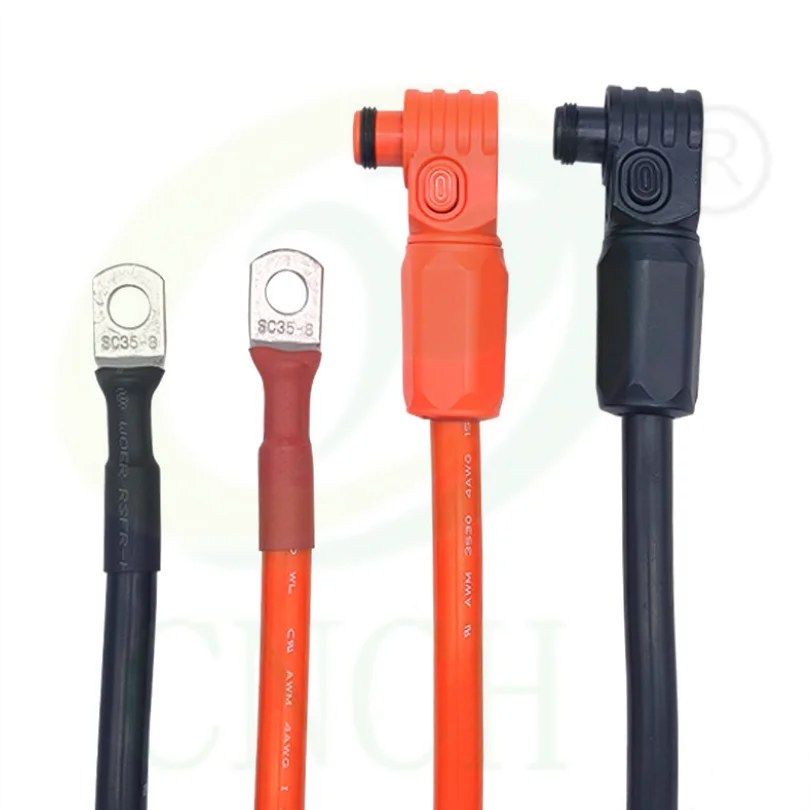 New energy storage connector wire to copper nose connector storage cabinet battery positive and negative pole connection cable