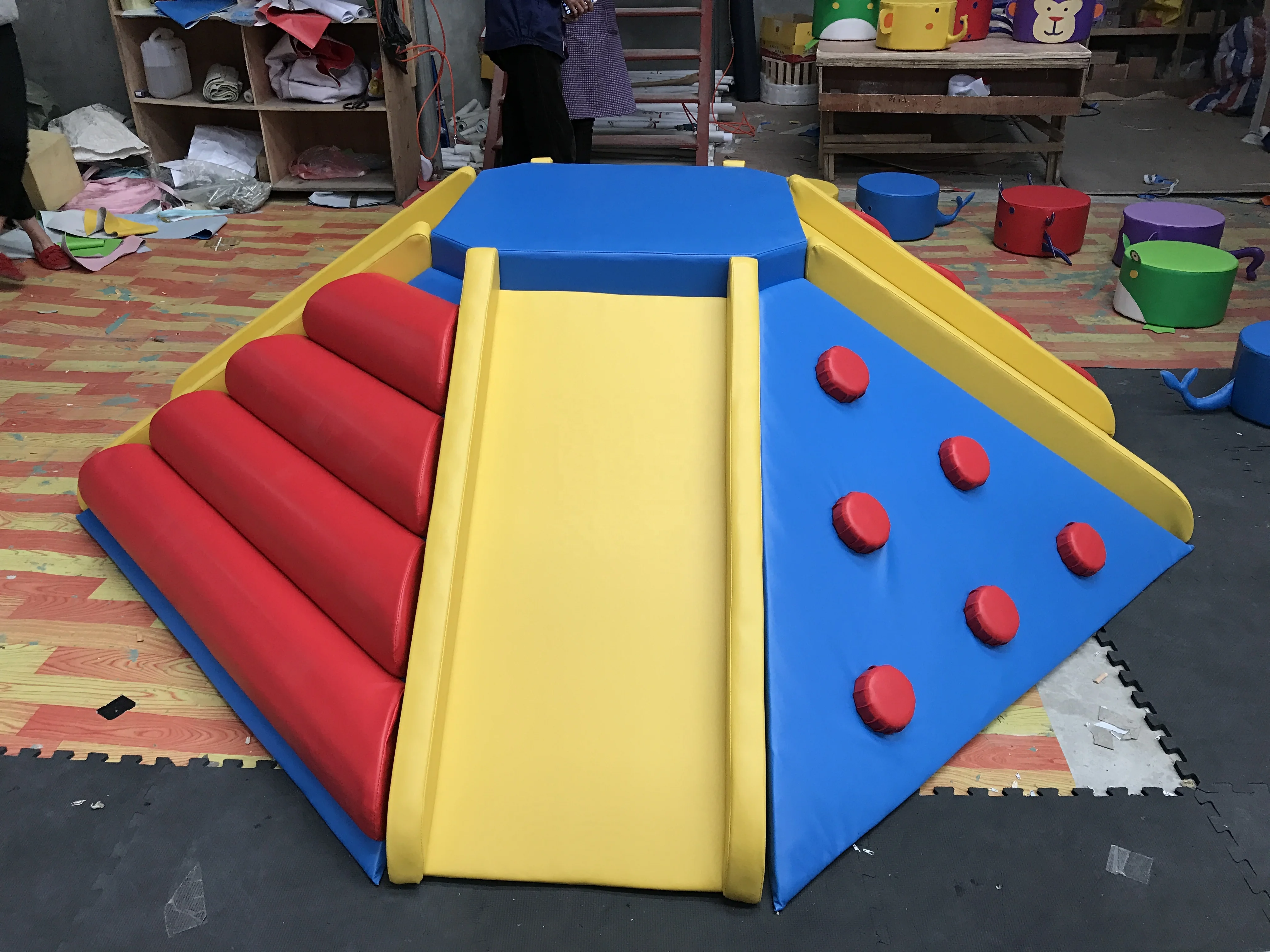 High-quality Sponge Multifunction Indoor Soft Play Playground Equipment For Kids sponge soft toys Rock Climbing for sale