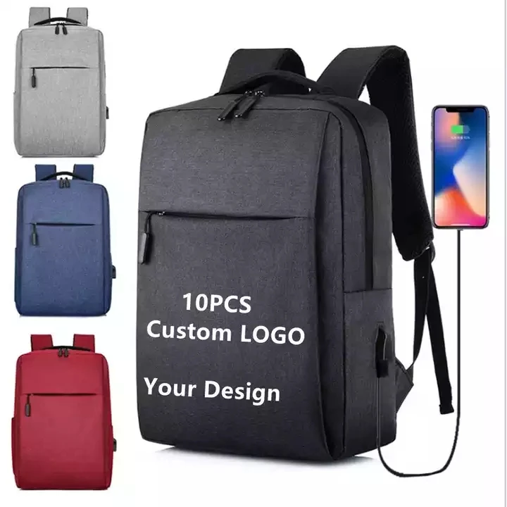 Large Capacity Multifunction Nylon Usb Charger Backpack Anti Theft Smart Laptop Backpack Bag With Usb Charging Port