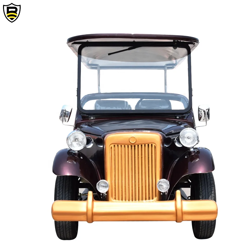 Oldtimer Car 14 Seat 72V Retro Sedan Car Vintage Electric Car For Sale
