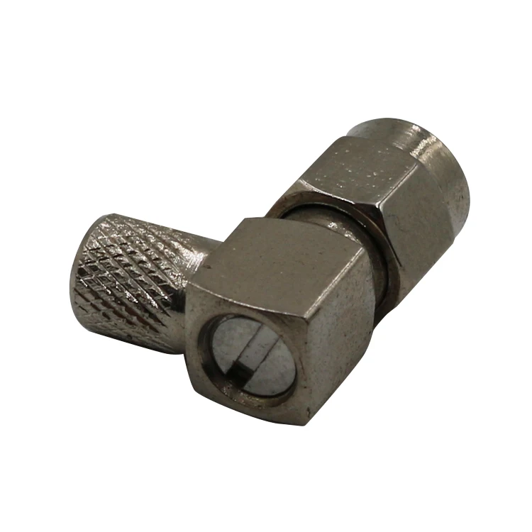High Quality Full Brass Rf Coaxial Sma Male Crimp Connector