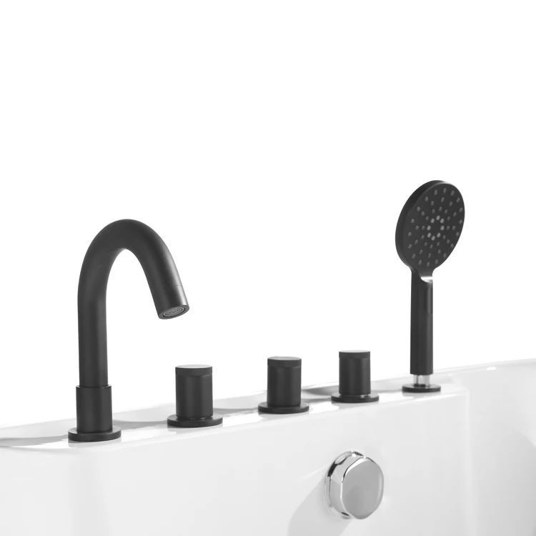 Modern design cheap in door freestanding white acrylic soaking bathtub hot sales bath tubs with faucet