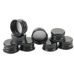 Customized Aluminum Metal Screw Cover Cap 18mm 20mm 24mm 28mm Aluminum Screw Lid for Bottle and Jars