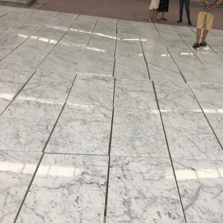 Wholesale Marmo Tile 1200x1200 Bianco Carrara Venato White Floor Design Marble
