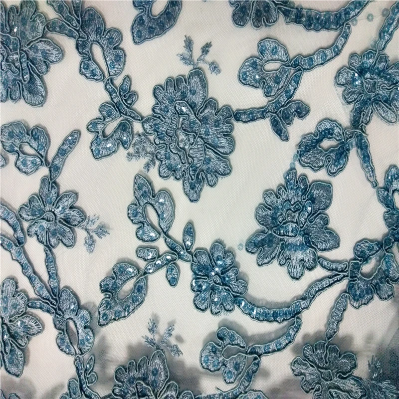 Amazon online hot sale colombia free samples lace fabric velvet tulle embroidery fabric