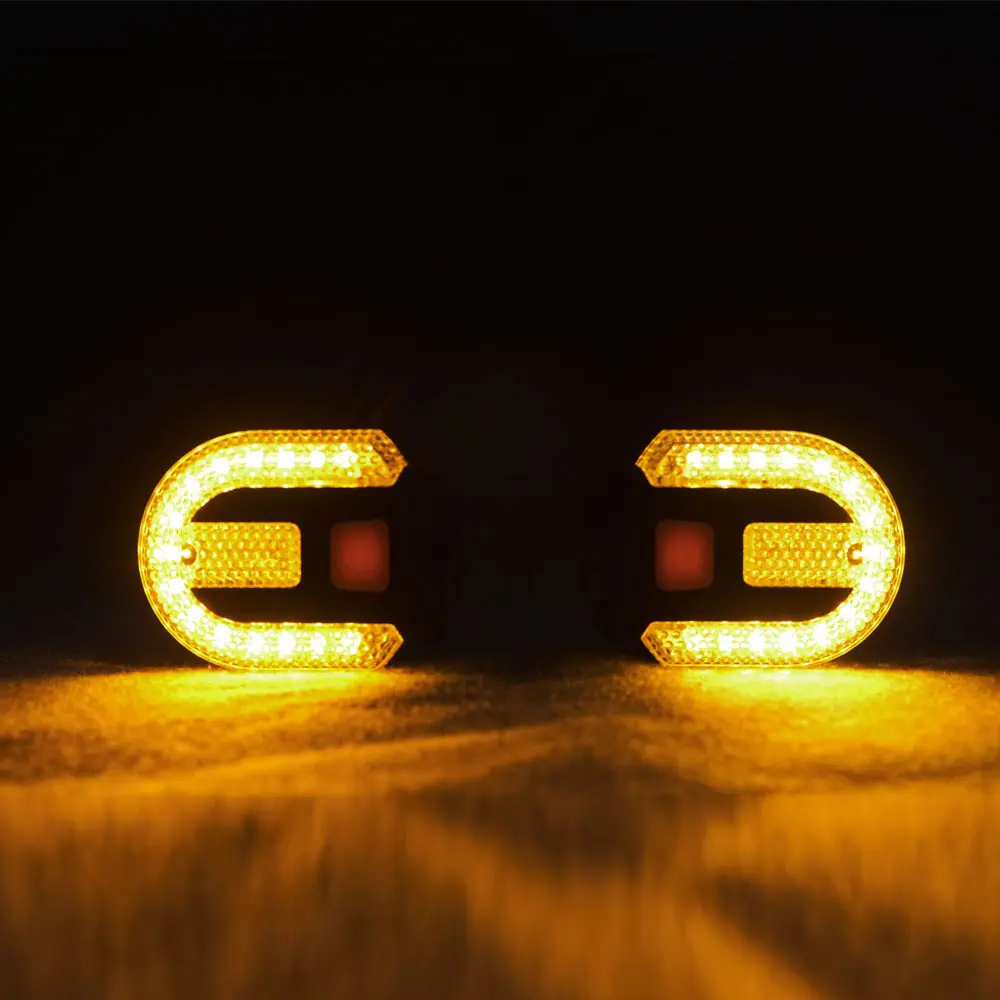 LED Remote Control Bicycle Safety Tail Light Black 50 Rechargeable Battery 15 ABS 24v Torch Magnet Led Camping Lamp Turn Signal