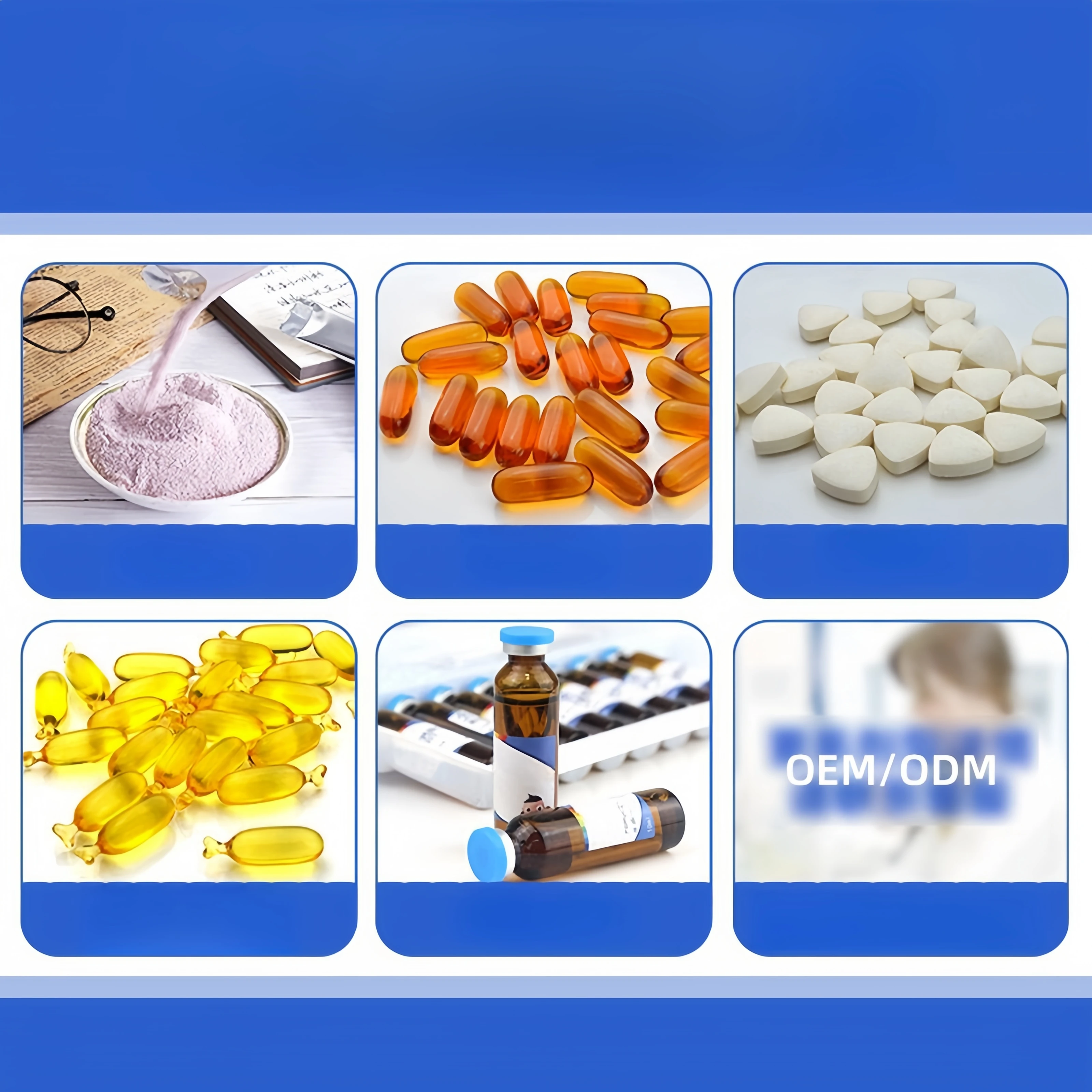 Private Label OEM Wholesale High Dose Spirulina Tablets 1000MG  Immunological Enhancement