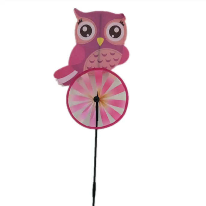 Owl cartoon windmill pinwheel for kids