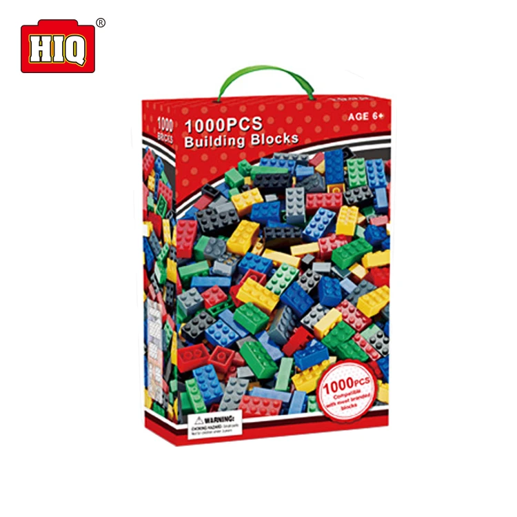 Hot Selling diy ABS plastic toys building blocks 1000pcs