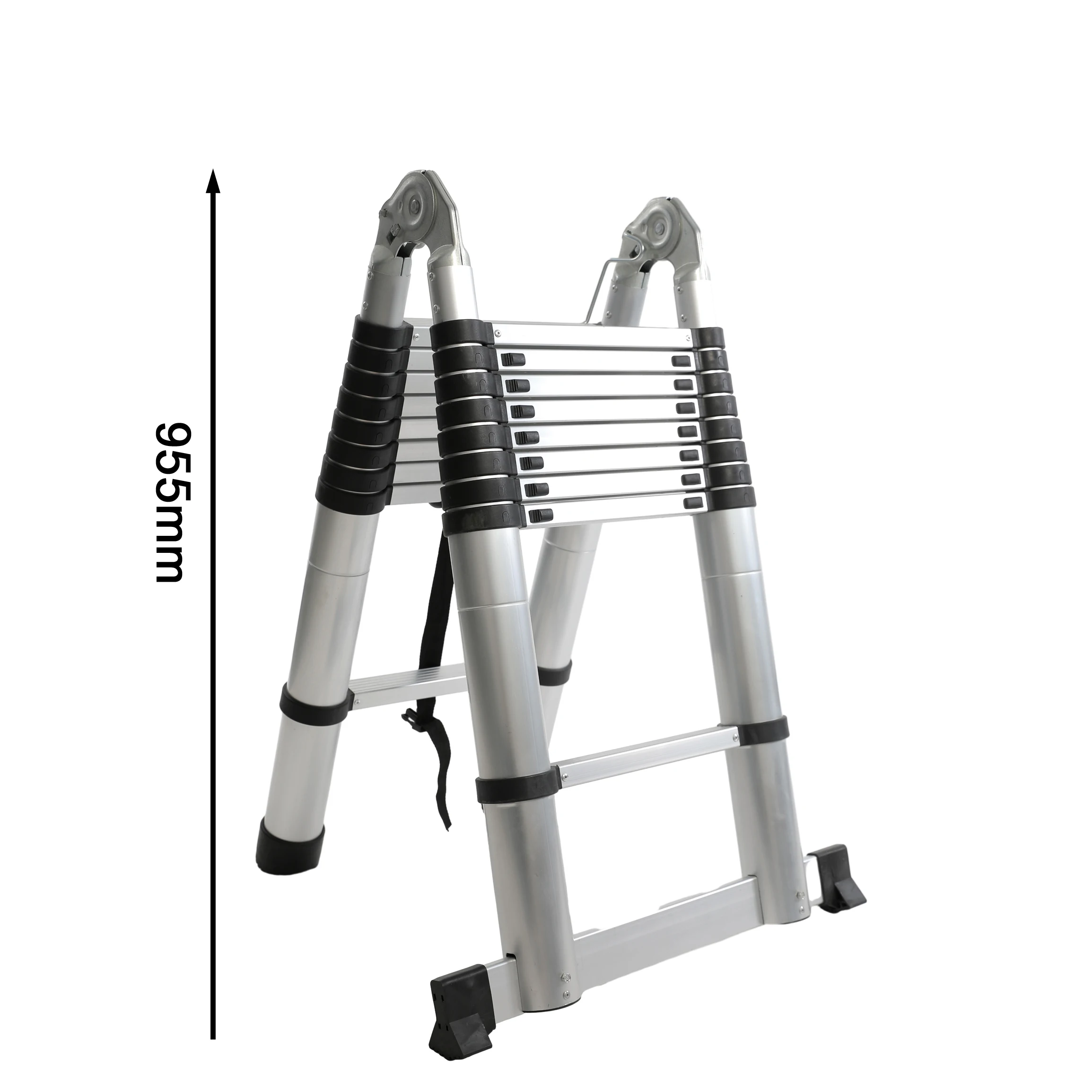 Aluminum Articulated ladder telescopic multifunctional Folding ladder double sided Telescopic ladder for home