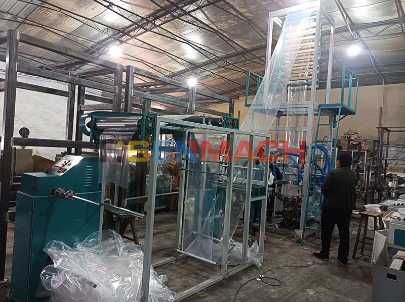 plastic LDPE zip lock bag production line plastic polythene zipper bag film making machine