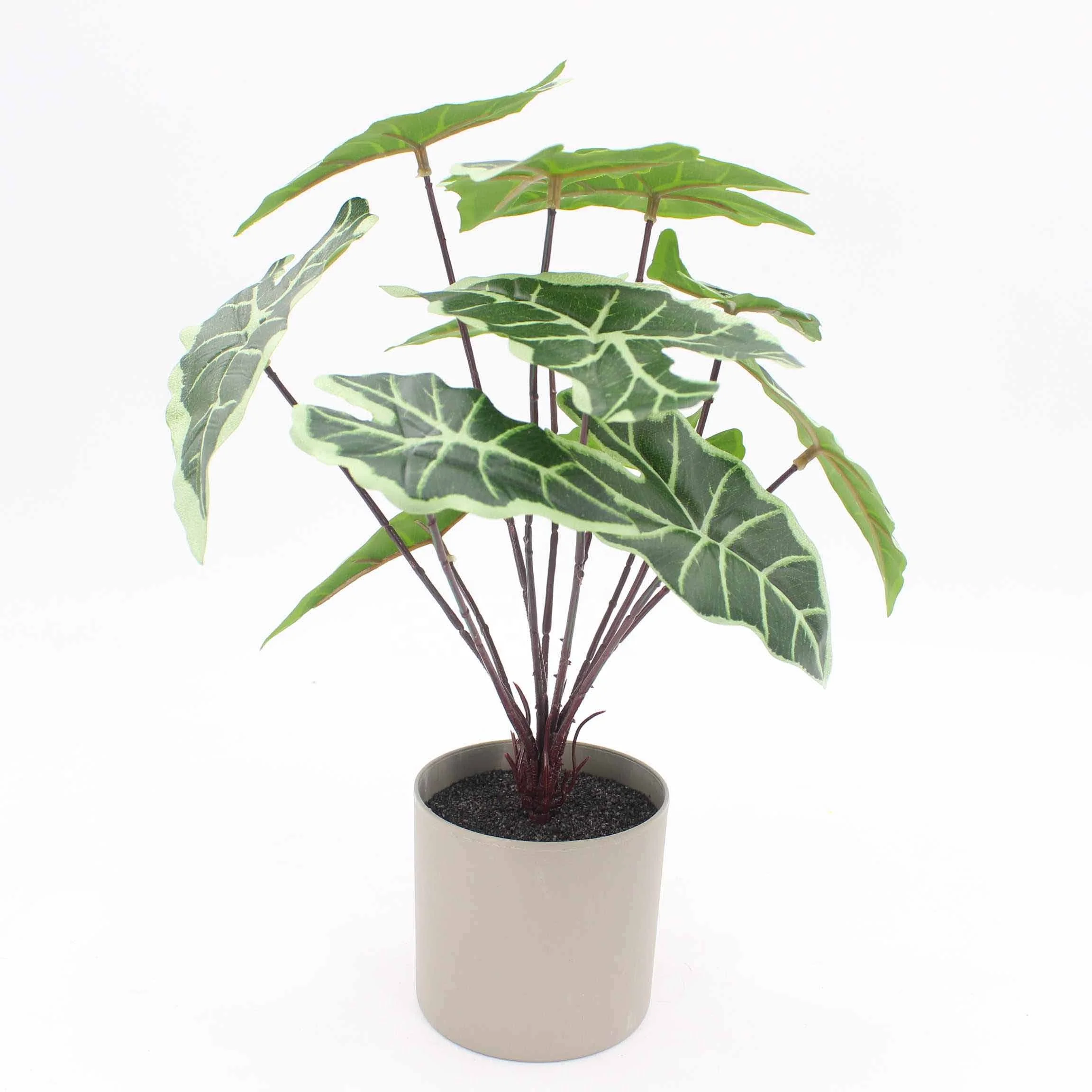 wholesale office home Decoration Artificial Potted Tree Leaf Monster leaves Palm Foliage Artificial Plant