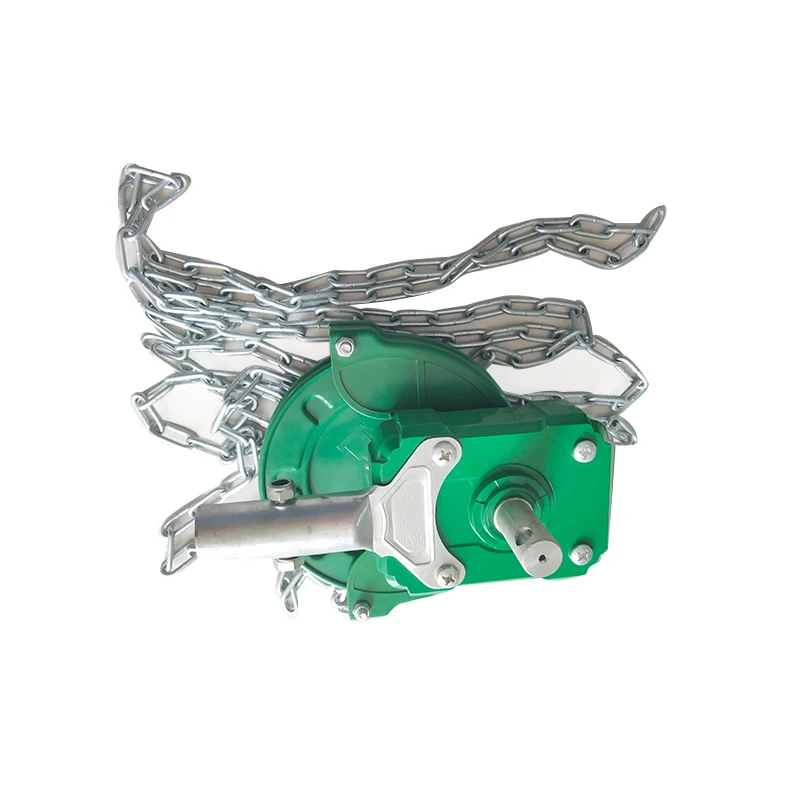 Factory Supply Greenhouse Accessories Manual Film Roller Film Roll Up Device for ventilation system.