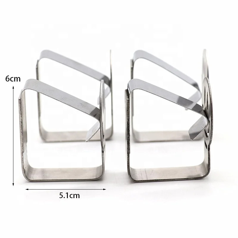 Stainless steel large tablecloth clips adjustable home wedding party picnic table cloth holders clamps
