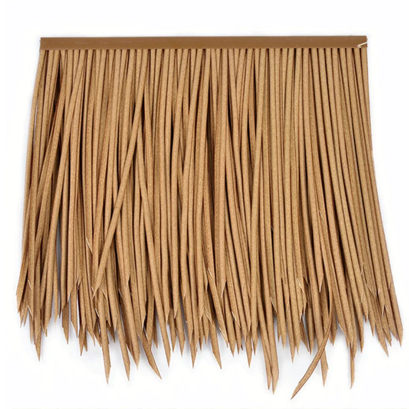 Inexspensive Thatch Fireproof Retardent Thatch Roof Synthetic For Beach Hot Spring Decoration