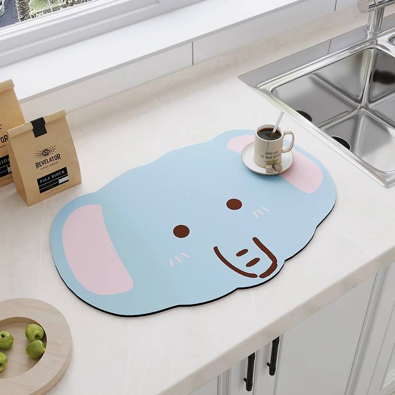 factory Wholesale Custom Printed animal cute water Absorbent Paper Drink Cup Cardboard glass Coasters