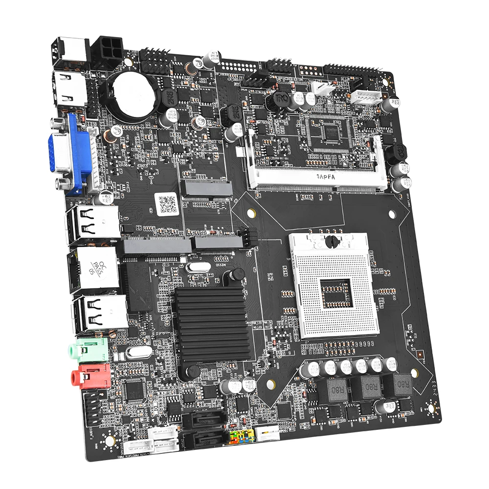 Материнская плата SZMZ HM65 для мини-ПК или все в одном DDR3 SODIMM Поддержка 8 ГБ lga1150 Разъем материнская