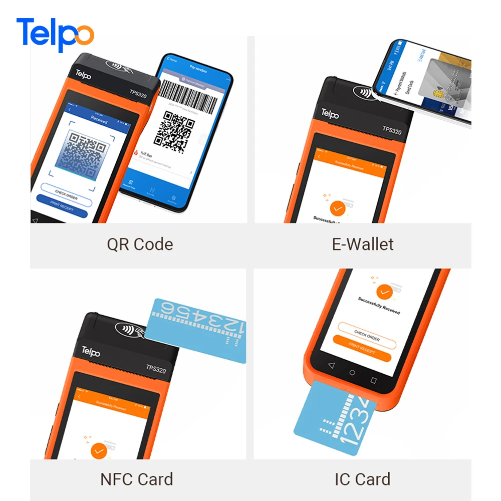 Telpo e wallet android bus ticket pos machine nfc card reader small pos hardware