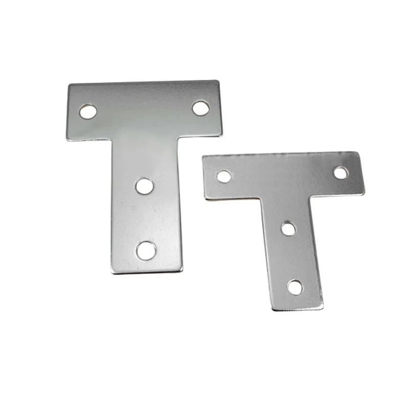 2020 T Connection Plate  Aluminium Profiles Corner Bracket Carbon Steel Aluminum Extrusion Profile Plate