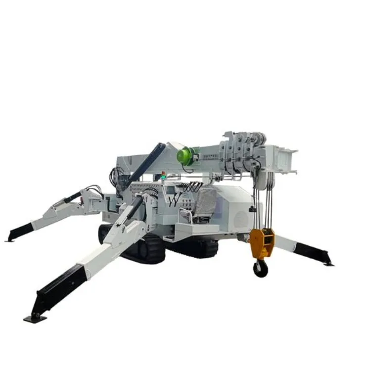 1 Ton 5 Ton 8 Ton crane ton spider 3 ton Telescopic Boom Mini Crawler Mobile Crane mini crawler crane