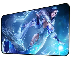 Factory sexy cartoon girl large gamer rubber anime custom sublimation  gaming mouse pad