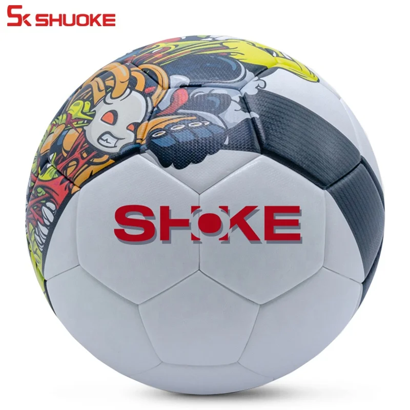 Thermal Bonding Shoke Factory Football Soccer Ball Size 5 New Design Football For Professional Match And Training