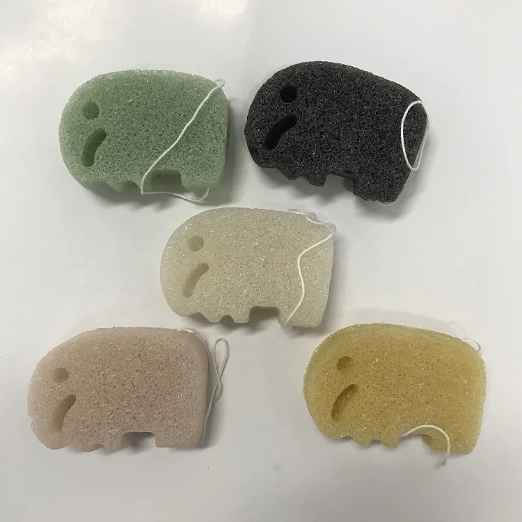 100% natural Exfoliating Purifying Facial Konjac Sponge Konjac Facial Sponges The Compostable Konjac Body Sponge