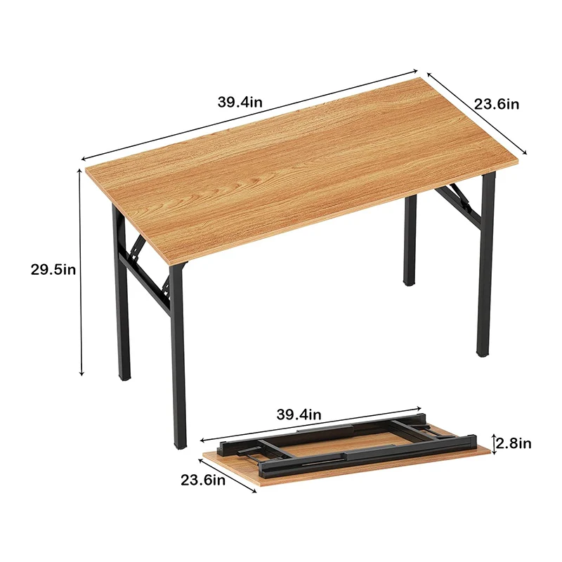 Home Office Small Study Writing Folding Desk  Computer Laptop Gaming Work Foldable Table