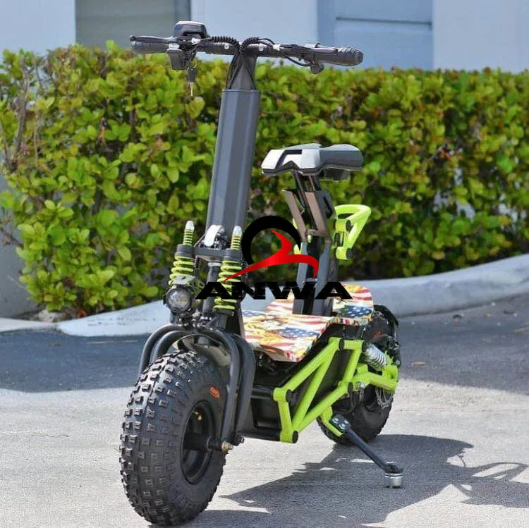  Раскладной стенд со шнуровкой 2 колеса внедорожных на дороге 1000W 1300W 1600W 2000W 36V 48V Электрический скутер