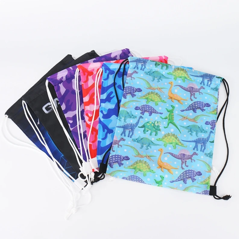 Waterproof and portable sports bag thickened belt riding backpack gym drawstringball bag storage rugby football custom logo