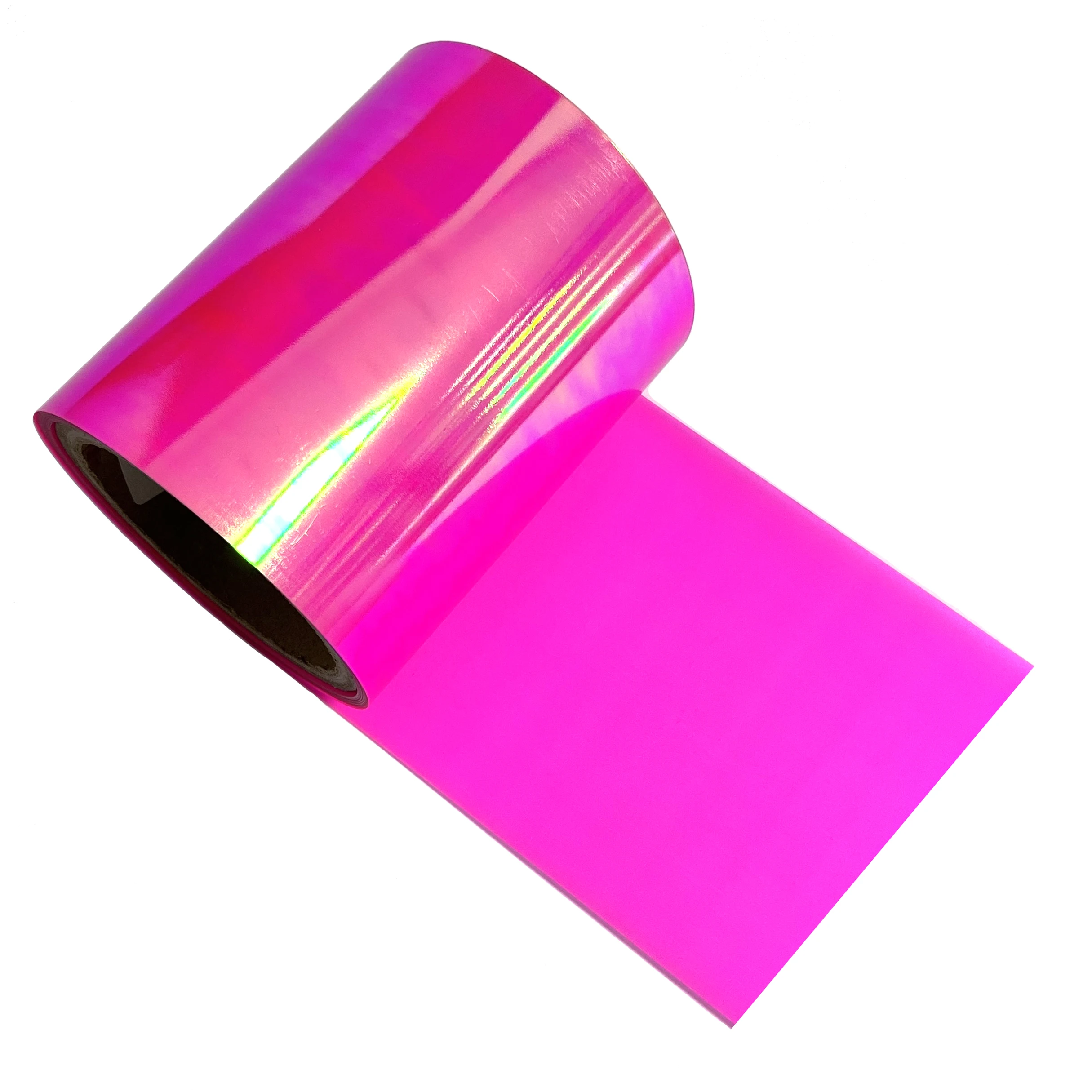 Hot sale decorative PET sequin film rolls spangle vitality blue roll with low price for garment decoration