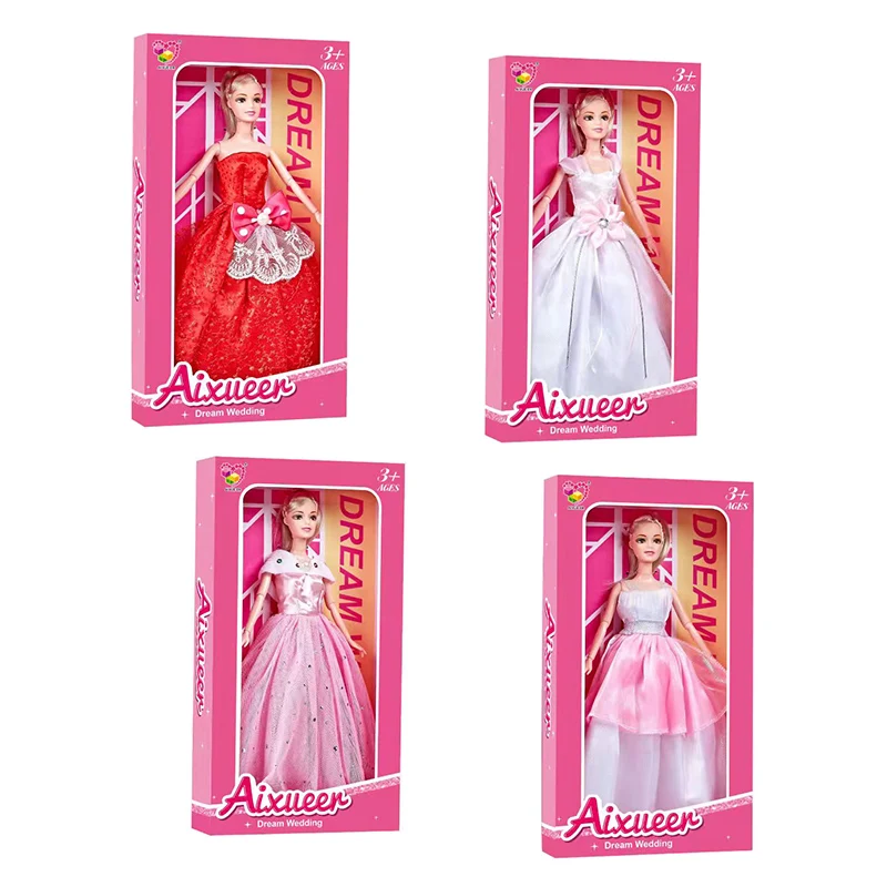 Fashion Baby Preschool Doll Play Set For Girls Articulation Pretend Play House Doll Sets