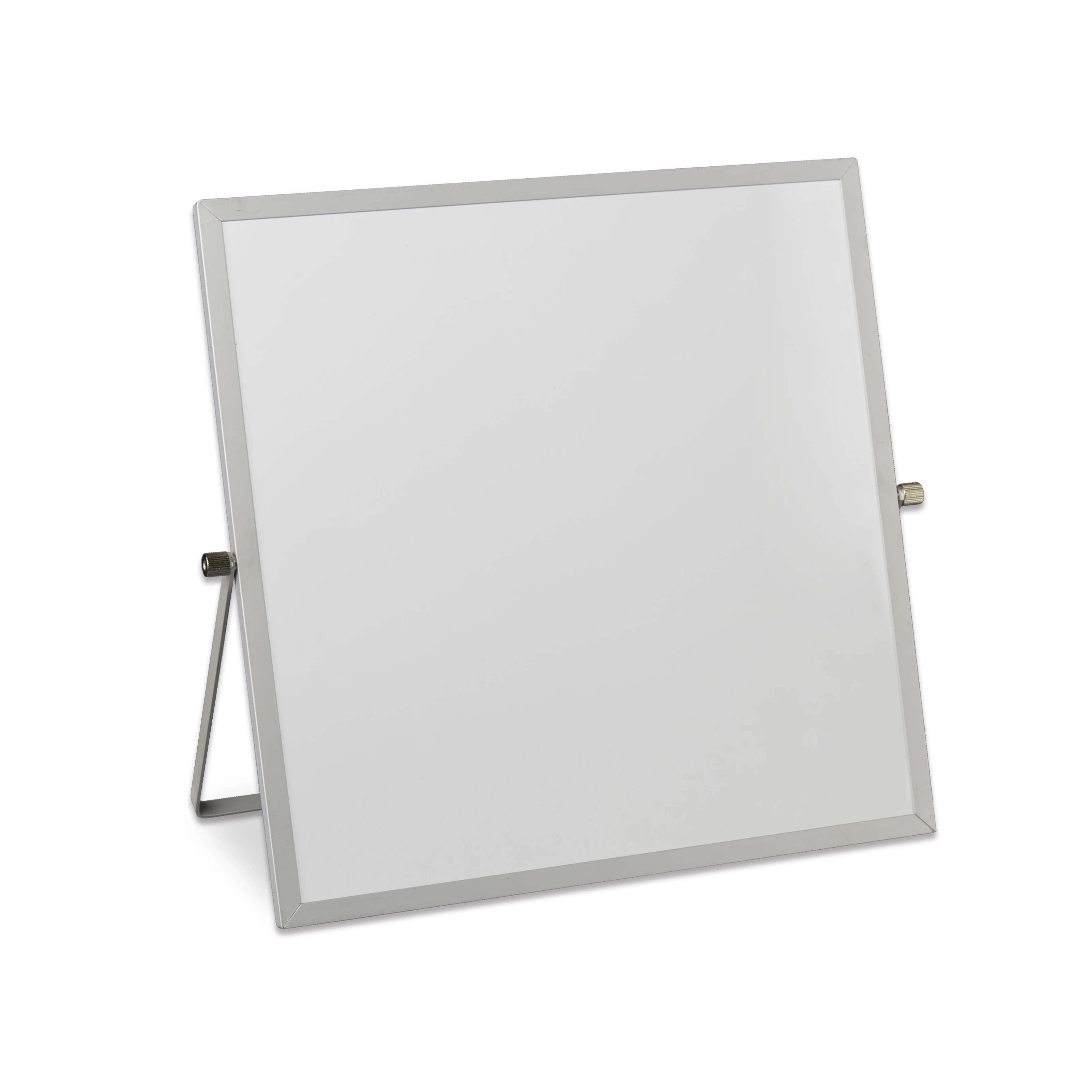 OEM Supplier 10x10 12x16 Inch Sublimation Foldable Magnetic Desktop Bulletin Chalk board Small Metal Tabletop Whiteboard