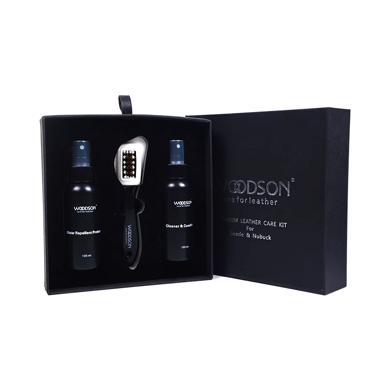 Shoe polish set  nubuck & suede leather shoes cleaning set maintenance leather cleaning car kit with brushes
