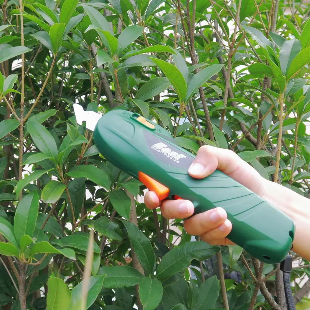 Strong Stainless electric garden tree wood handle pruner