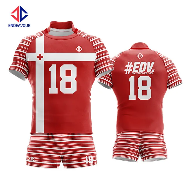 wholesale custom Protective Body rugby polo shirt jersey sets uniform wear new zealand for sale