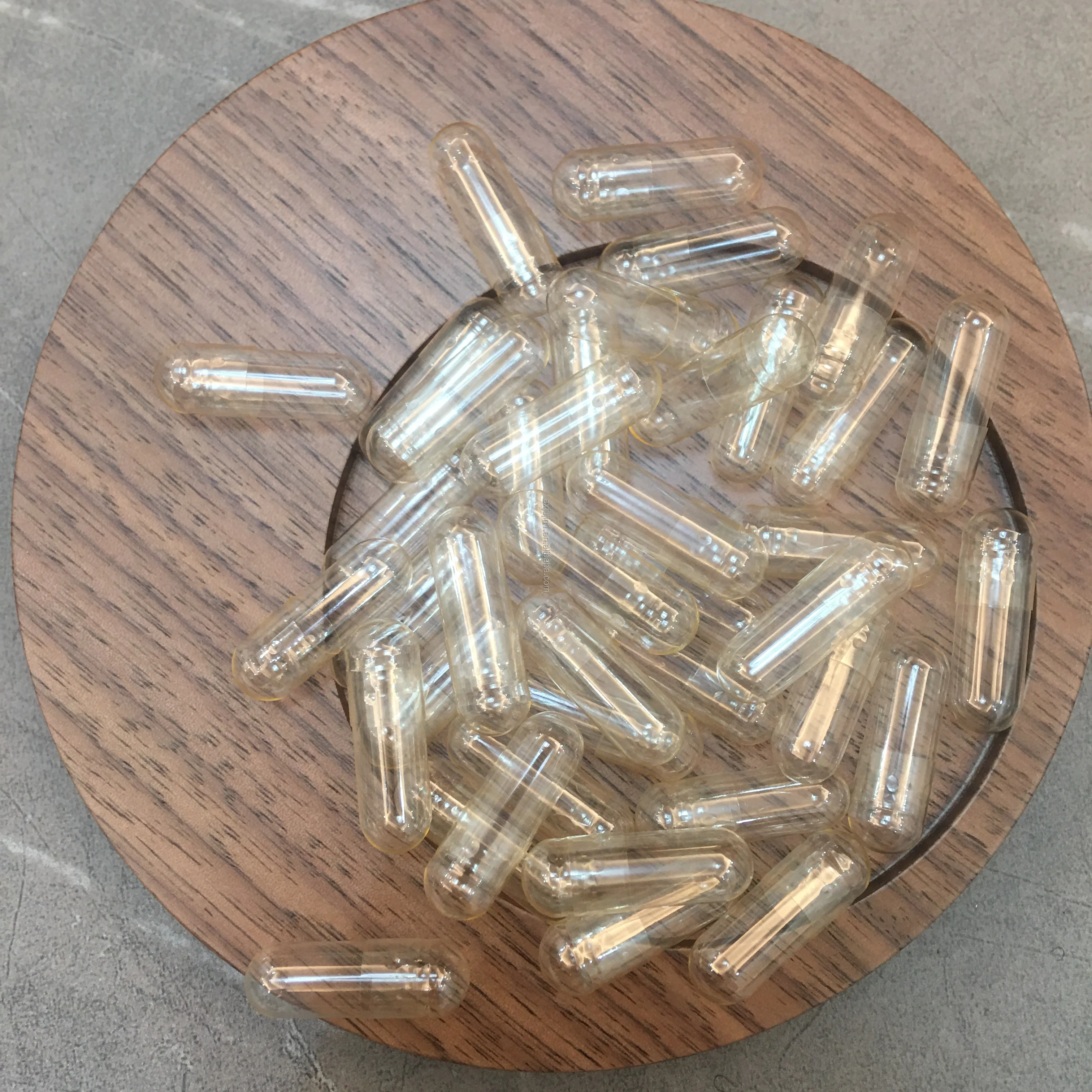 Wholesales Transparent Clear Empty Hard Gelatin Capsules Size 0 00 000 1 2 3 4 5