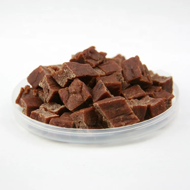 Professional Manufacturing Dog Dried Beef Cubes Pet Snacks Pet Training Treats